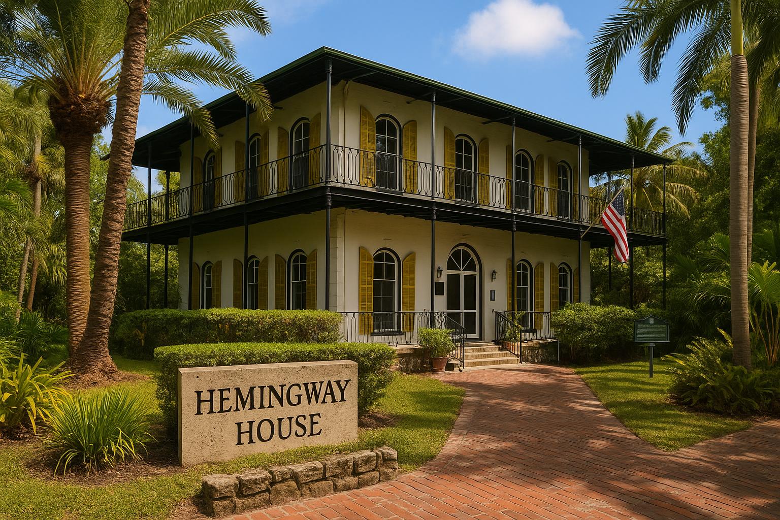 The cultural relevance of the Hemingway House in Key West.