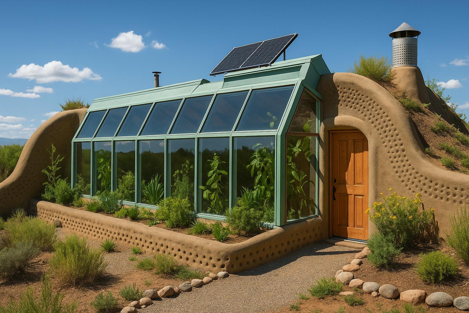 The eco-friendly designs of Earthship homes.