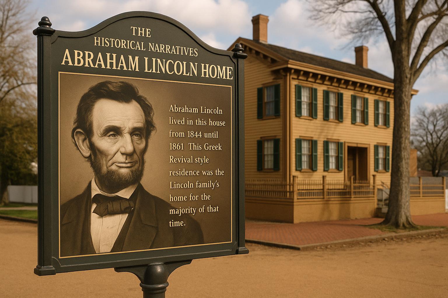 The historical narratives of the Abraham Lincoln Home.