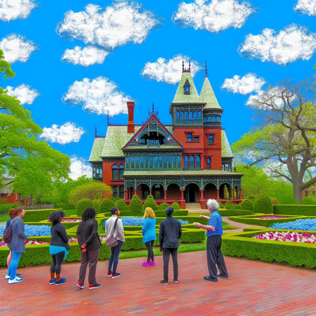 The historical preservation of the Mark Twain House.