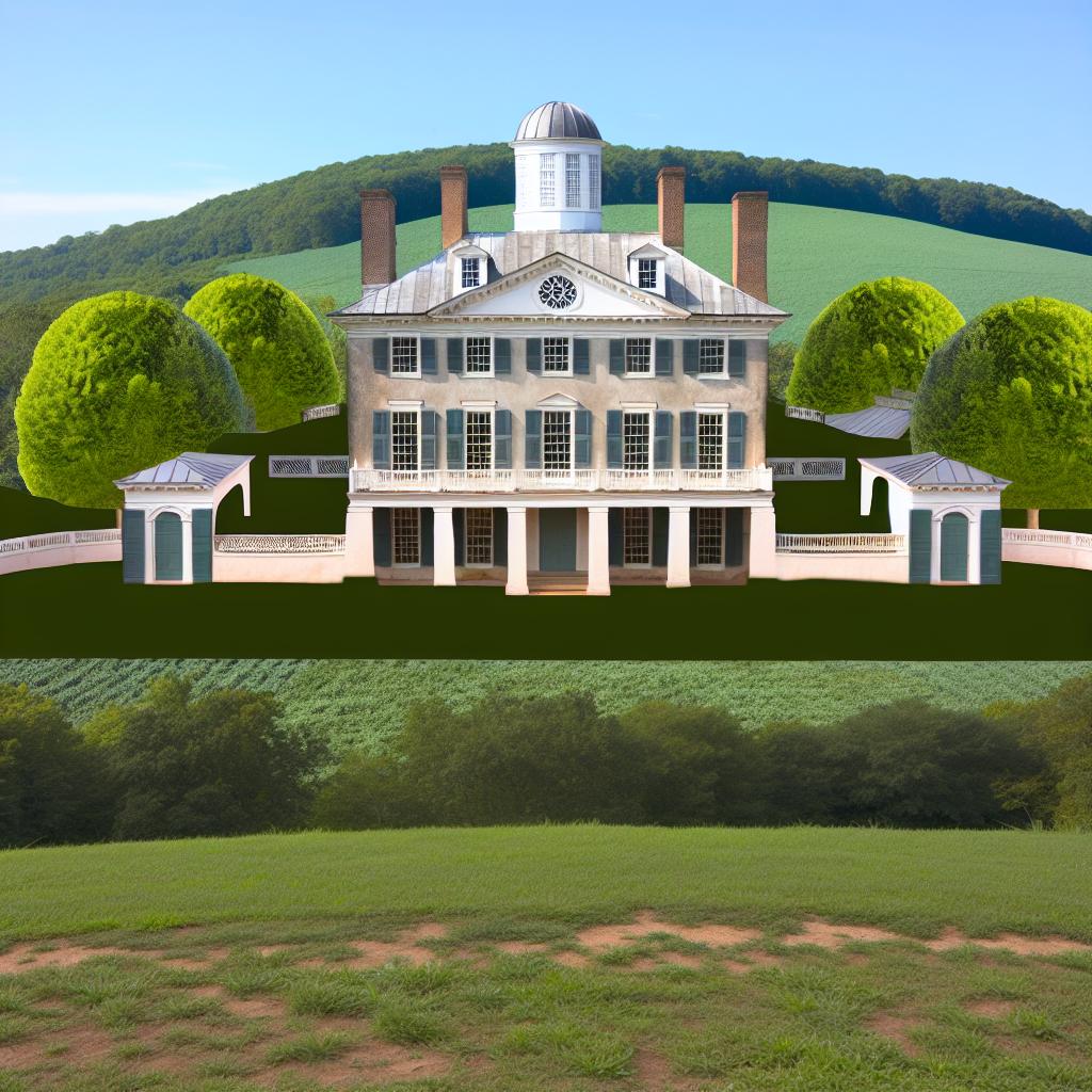 The historical significance of Monticello, Thomas Jefferson’s home.