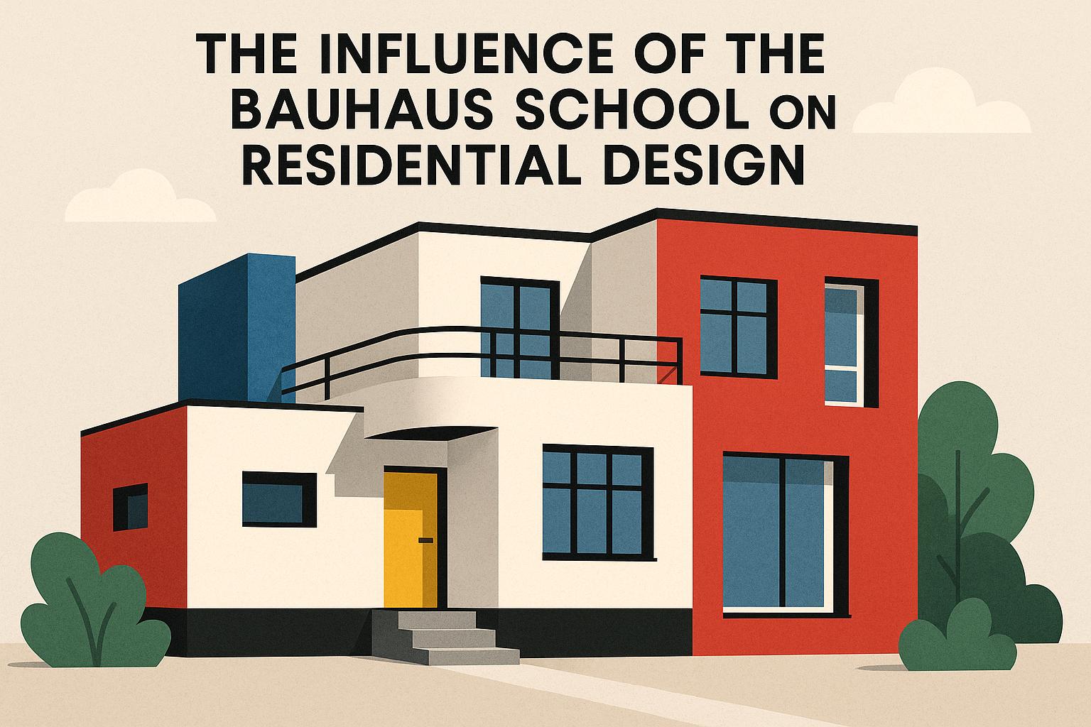 The influence of the Bauhaus School on residential design.