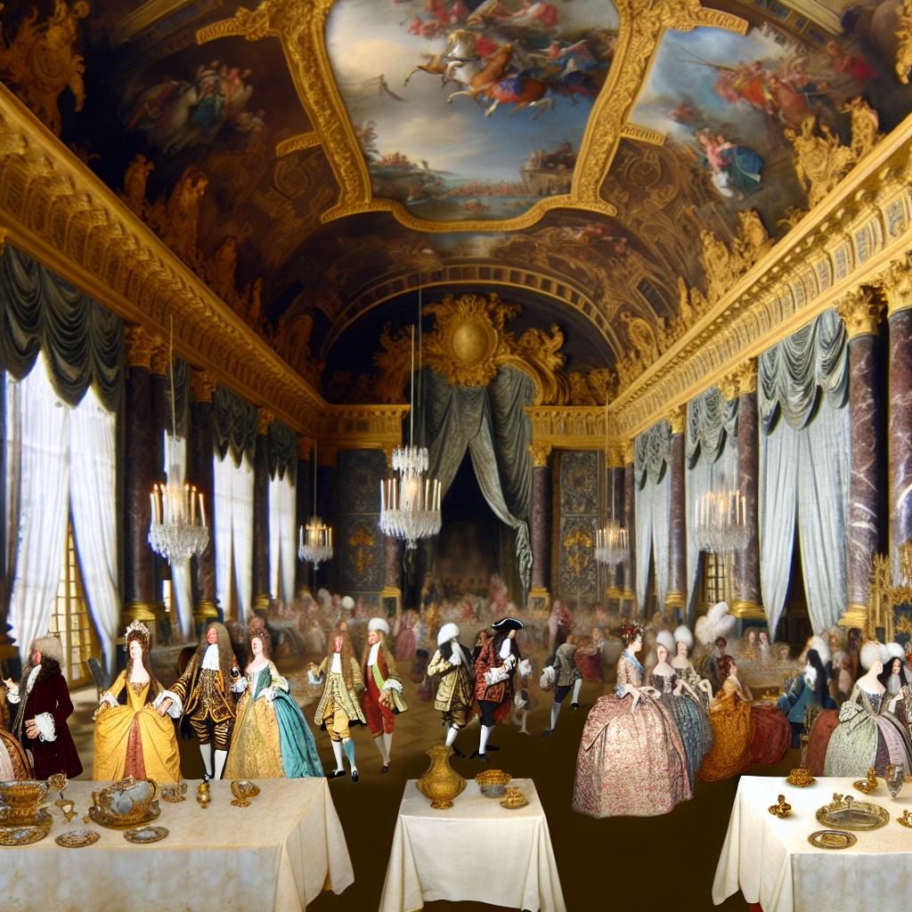 The luxurious lifestyle at Versailles Palace.