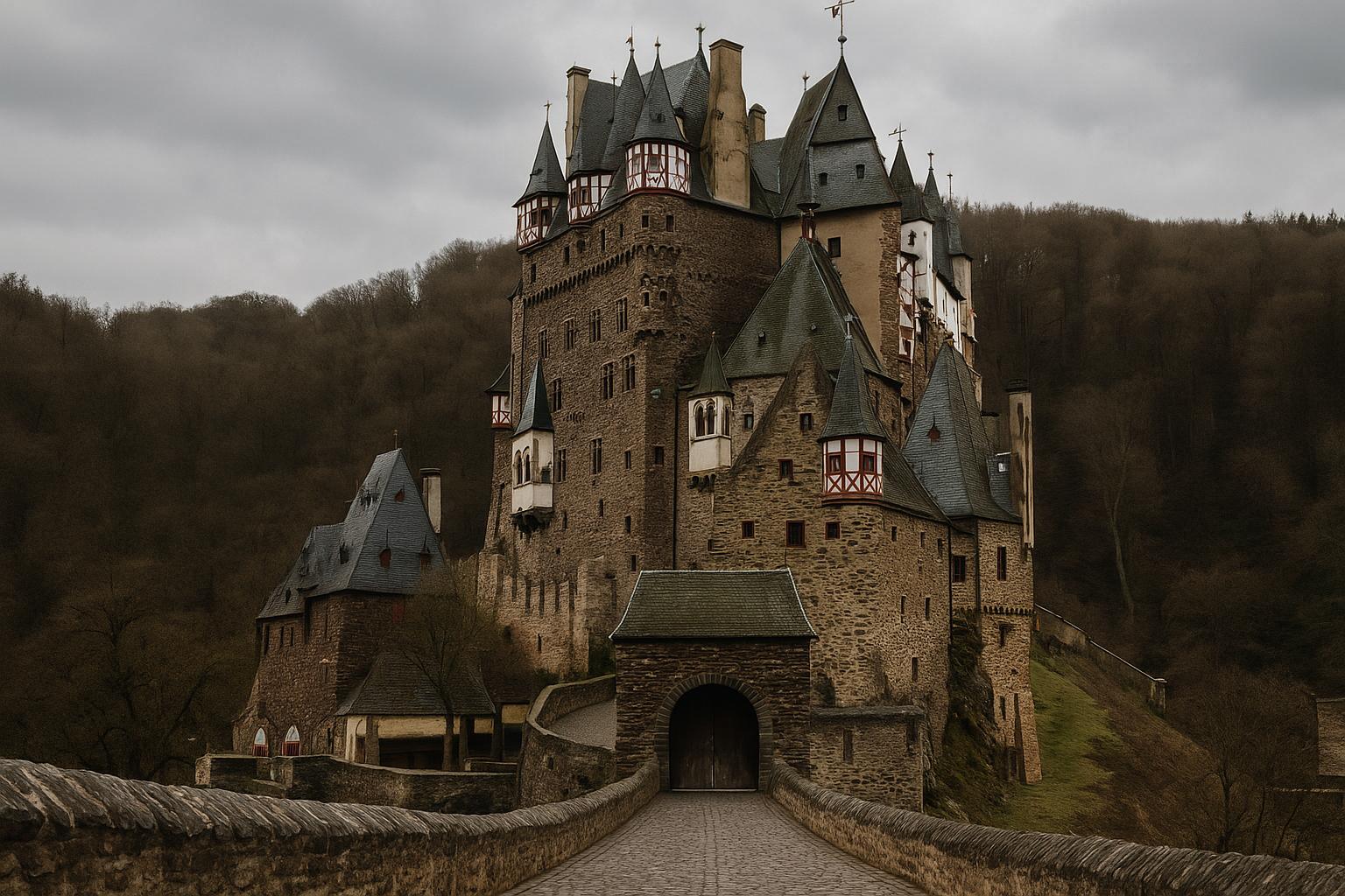 The medieval charm of Eltz Castle in Germany.