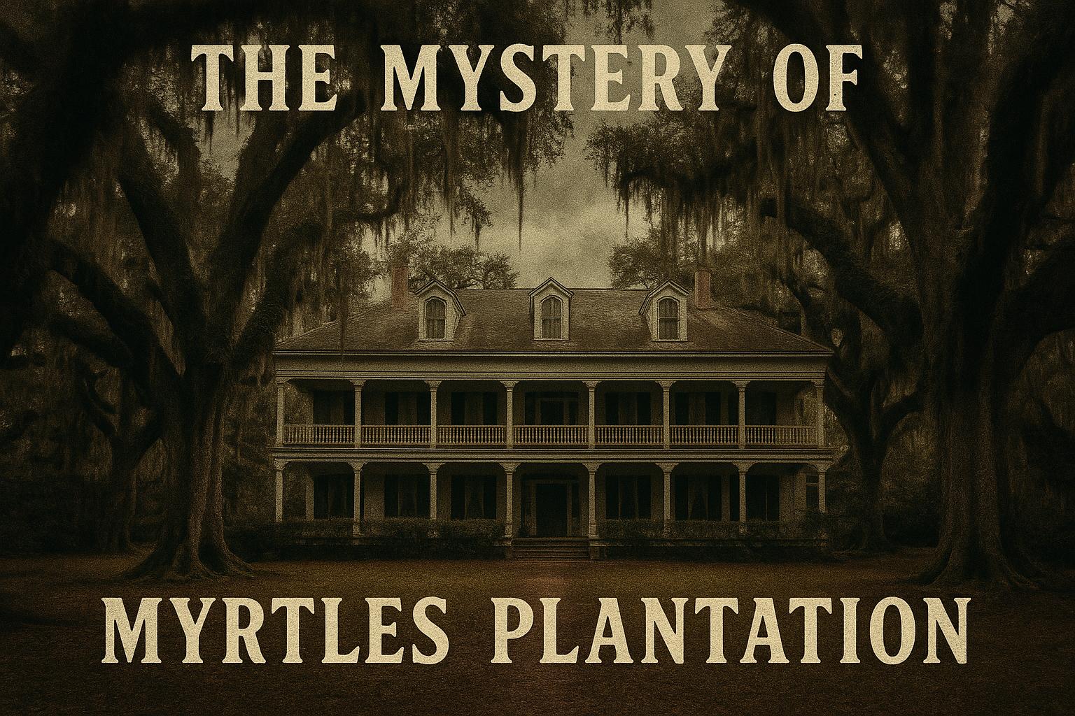 The mystery of the Myrtles Plantation.