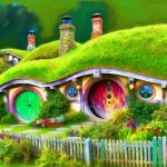 The unique features of the Hobbiton houses in New Zealand.